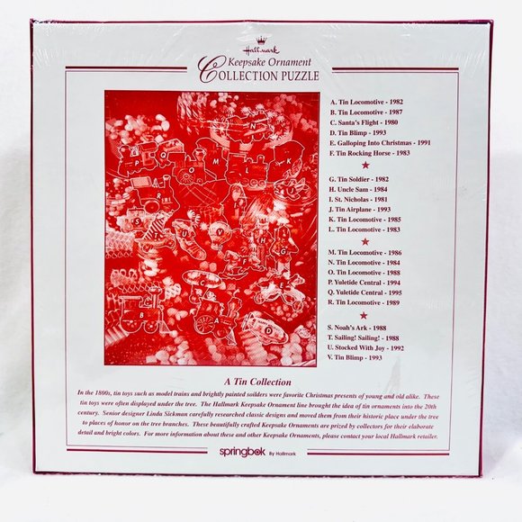 Hallmark/Springbok "Tin Treats" Vintage Puzzle (1996) 500 Pieces - New - Picture 7 of 12